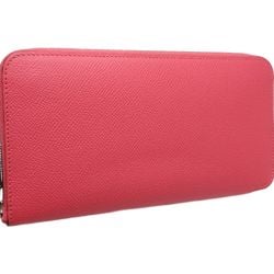 HERMES Azap Long Silk-in Wallet Vaux Epson Rose Azare 083794