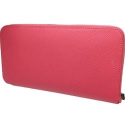 HERMES Azap Long Silk-in Wallet Vaux Epson Rose Azare 083794