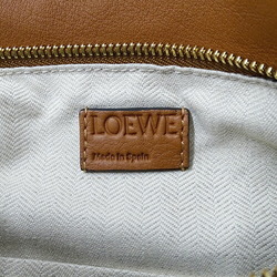 LOEWE Bag Women's Brand Handbag Shoulder 2way Puzzle Small Floral Leather Brown Yellow William de Morgan Collaboration Embroidery Compact Mini
