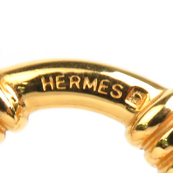 HERMES scarf muffler ring metal gold ladies