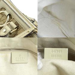 GUCCI Handbag Shoulder Bag GG Canvas Sookie Canvas/Leather Beige Ladies 247902