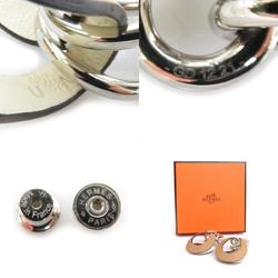 HERMES Earrings Villevoordt GM Vaux Swift Chai Ladies