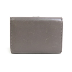 Saint Laurent SAINT LAURENT Trifold Wallet Leather Gray Unisex