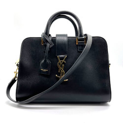 Saint Laurent SAINT LAURENT Handbag Crossbody Shoulder Bag Baby Cabas Black Gold Ladies 472466