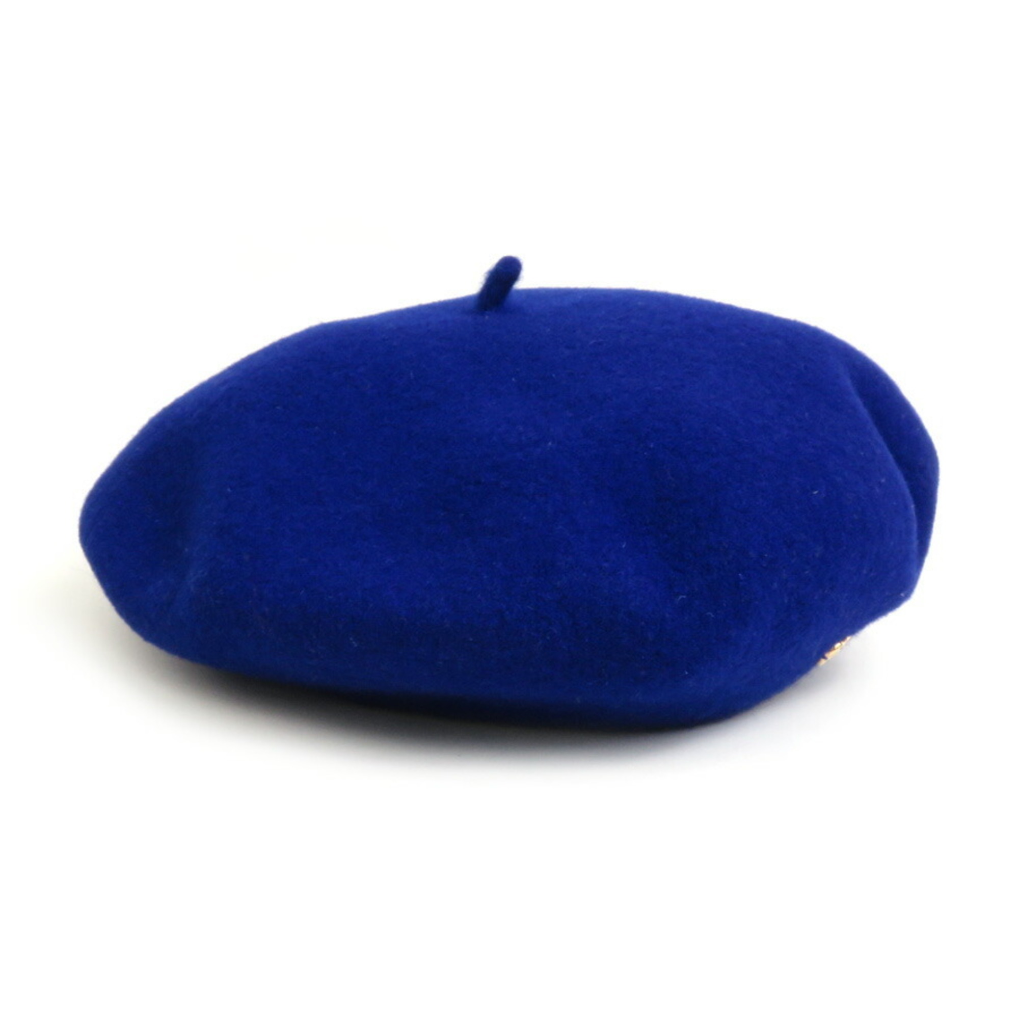 GUCCI beret wool blue ladies