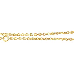 FENDI Bracelet F's Metal/Rhinestone Gold/Silver Ladies