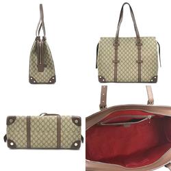 GUCCI Shoulder Bag GG Supreme Canvas Brown Unisex 626355