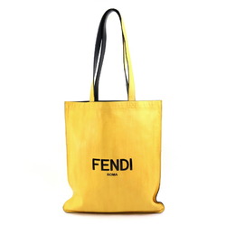 FENDI Shoulder bag tote leather yellow x black men's 7VA538-ADP6