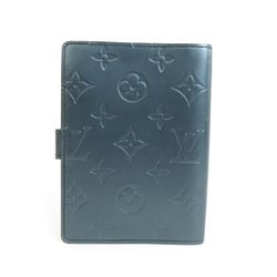 LOUIS VUITTON Notebook Cover Monogram Matte Agenda PM Navy Unisex