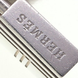 Hermes Necklace Cadena Motif SV Sterling Silver 925 Pendant Choker Kadena Padlock HERMES