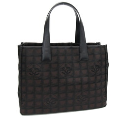 CHANEL Tote Bag New Line MM A15991 Marlon Nylon Canvas Leather Women's
