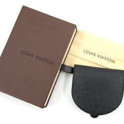 Louis Vuitton Coin Case Taiga Porte Monet Cuvette M64422 Ardoise Purse Men's Compact LOUIS VUITTON