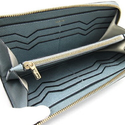 Valextra L-shaped long wallet L zipper purse V9L24 Powder Blue Soft Calfskin Light Women's