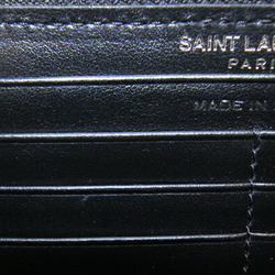 Saint Laurent Round Long Wallet 456121 Black Multicolor Leather LOVE Star Patchwork Women's SAINT LAURENT PARIS