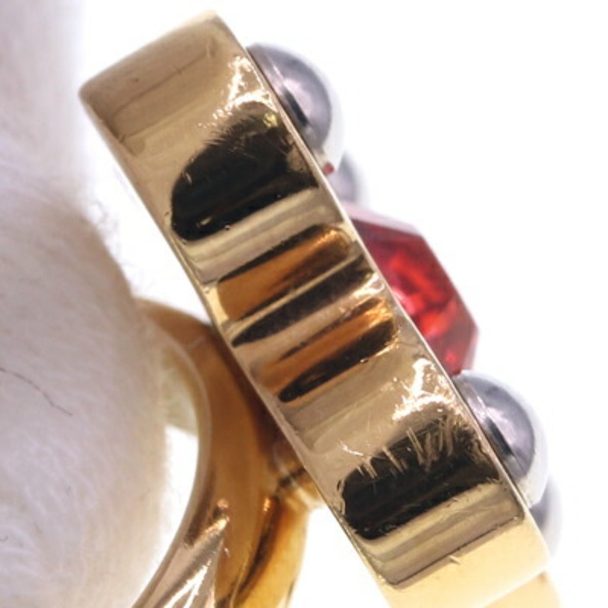 Louis Vuitton Ring Bar Love Letters Set M66798 Silver Gold Size L Monogram Flower Ladies LOUIS VUITTON