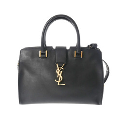 SAINT LAURENT Baby Cabas Black 424868 Women's Leather Handbag