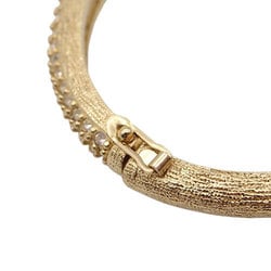 Christian Dior Dior Bangle Women's Brand Rhinestone Gold Bangles Bracelet