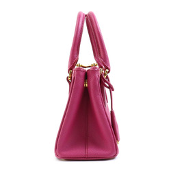 PRADA Handbag Crossbody Shoulder Bag Galleria Mini Leather Fuchsia Pink Ladies 1BH907