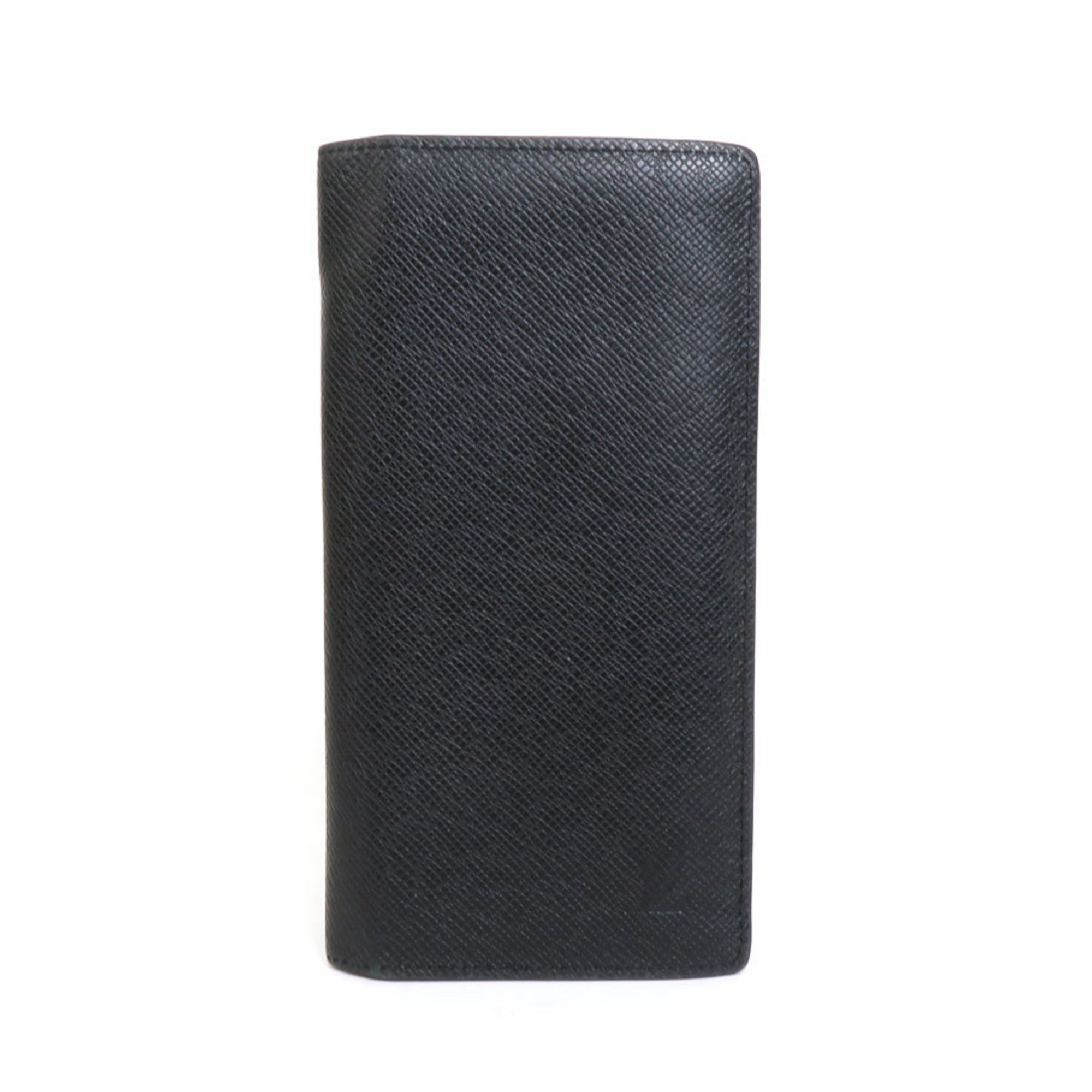 LOUIS VUITTON Bifold Long Wallet Taiga Portefeuille Brother Ardoise Men's M32572