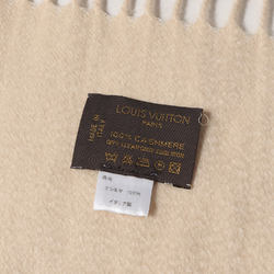 LOUIS VUITTON ECHARPE GERUM MUFFLER M71287 100% Cashmere Stole Beige Luxury Men's