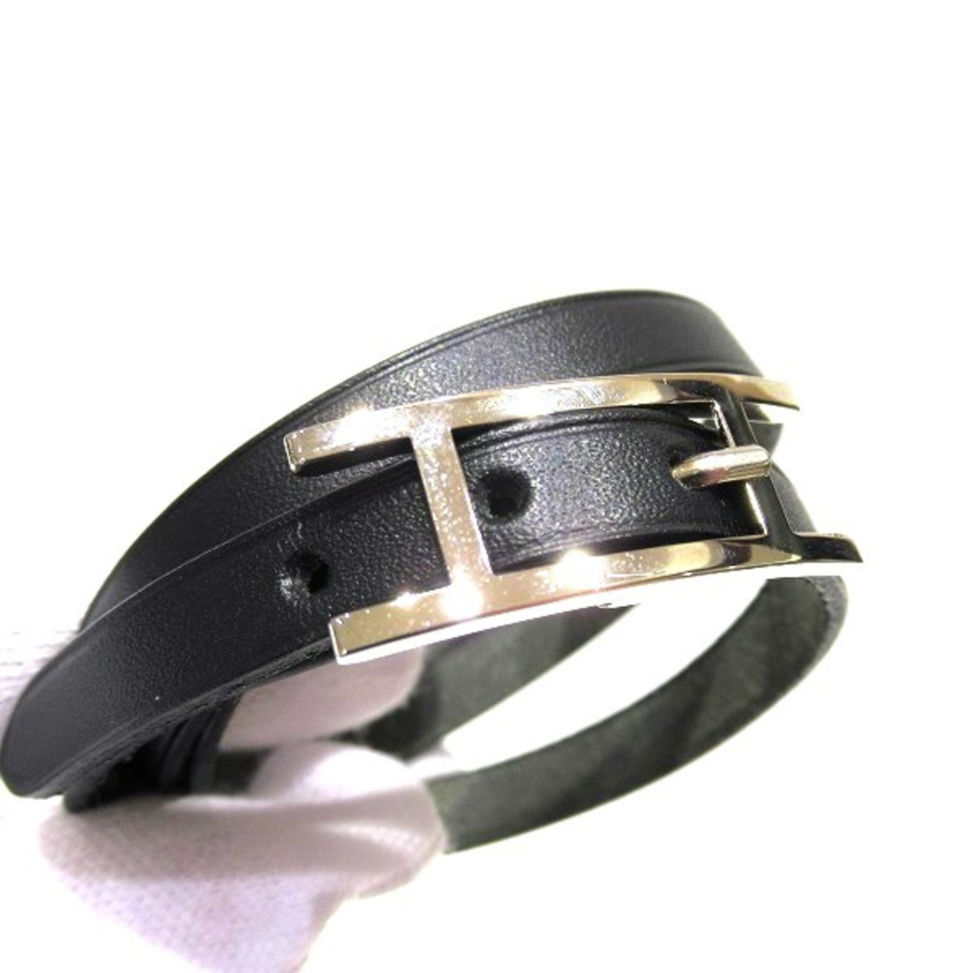 Hermes Beapi 3-row Leather Bracelet Brand Accessories Women's