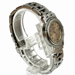 Hermes Clipper CL4.210 Quartz Pink Gold Dial Watch Ladies