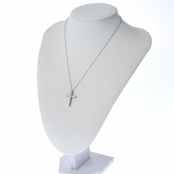 TIFFANY&Co. Tiffany Large Cross Diamond - Women's Pt950 Platinum Necklace