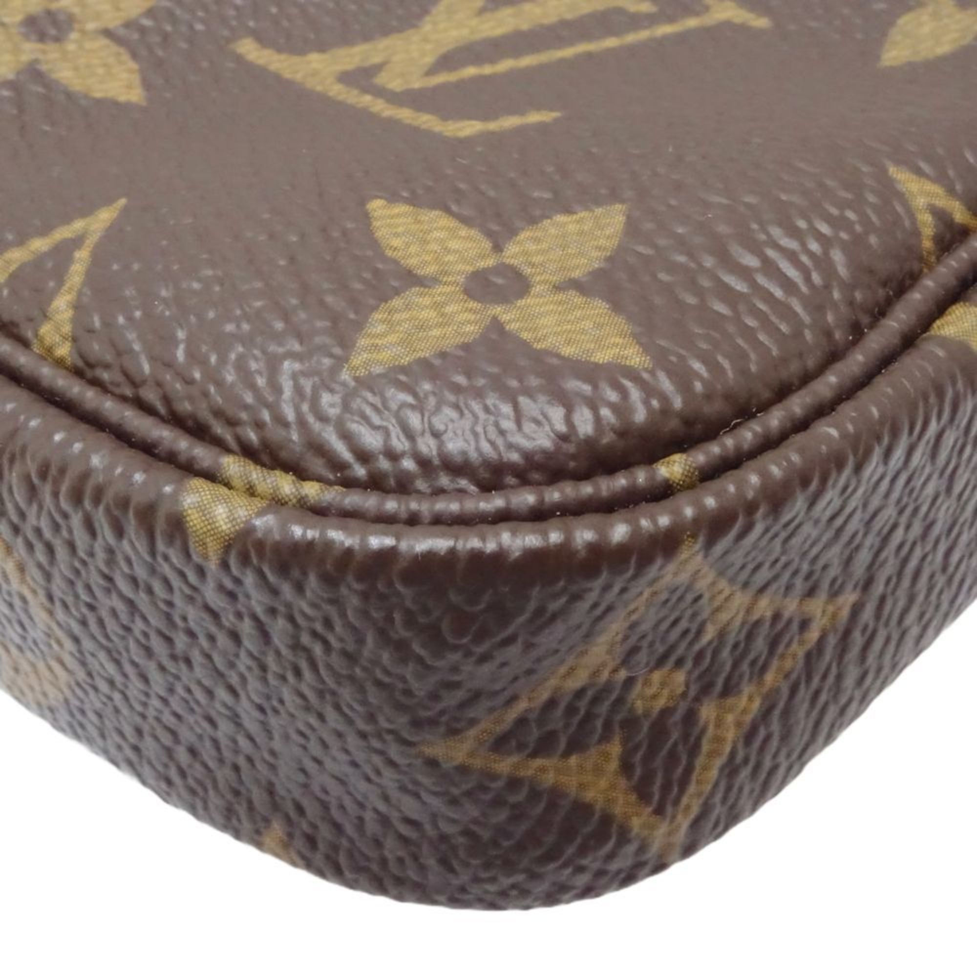 LOUIS VUITTON Monogram Mini Pouch Posh Accessoire M58009 Brown 083938