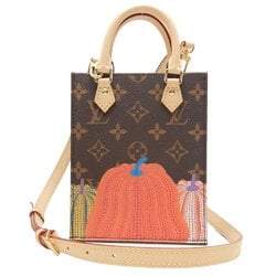 LOUIS VUITTON Monogram Dot Petite Sac Pla M82112 Handbag LVxYK Yayoi Kusama Brown 251169