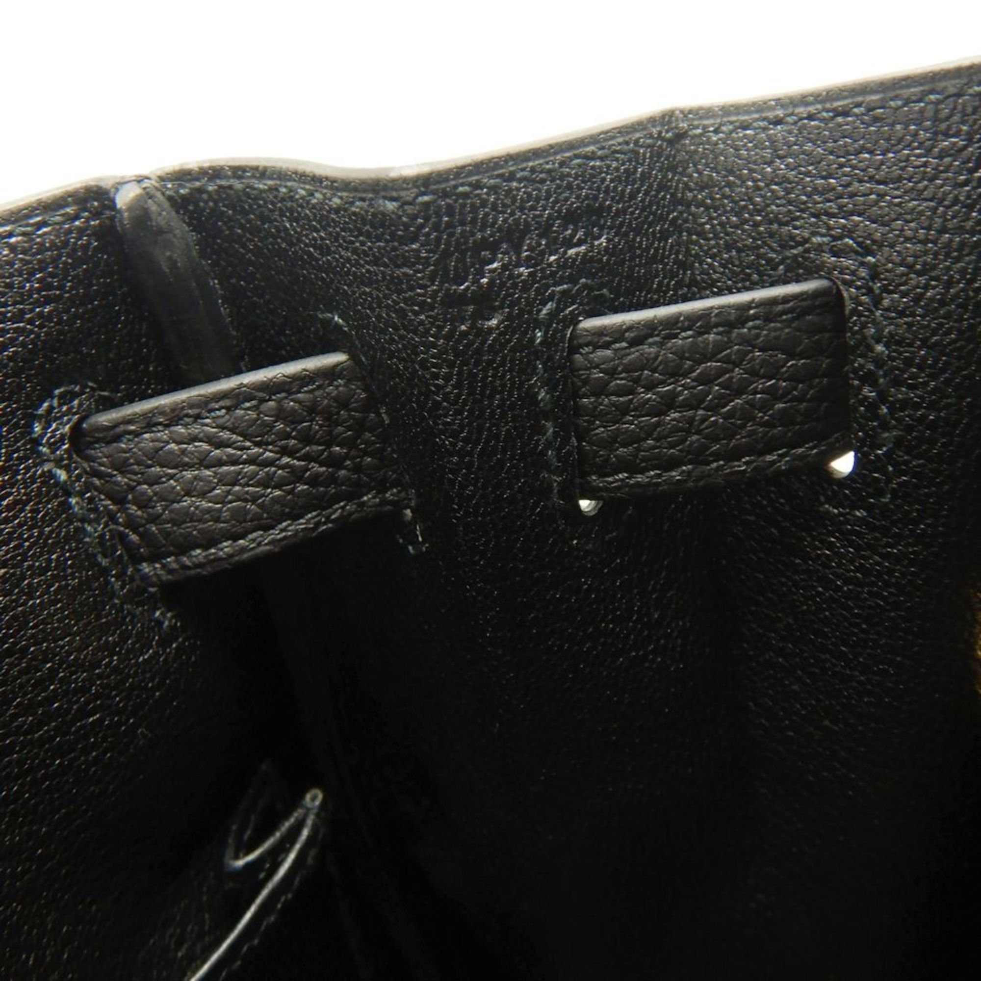 Hermes Kelly HERMES 28 Handbag Togo Black x Gold Hardware 151622