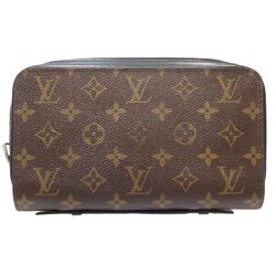 LOUIS VUITTON Monogram Macassar Zippy XL M61506 Long Wallet Brown 180129