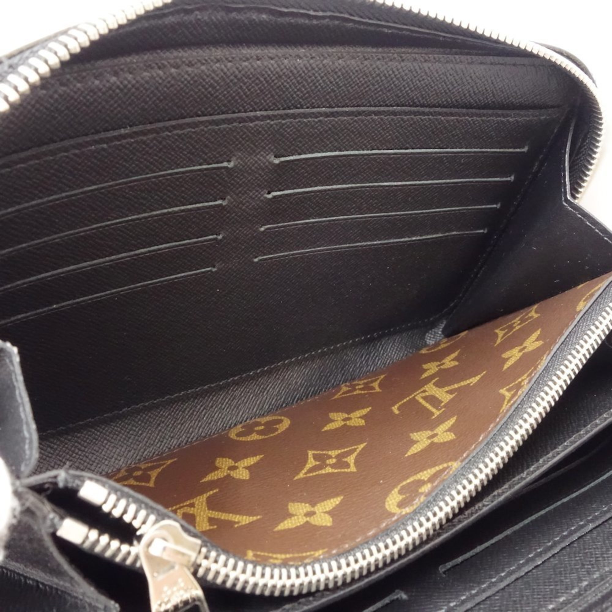 LOUIS VUITTON Monogram Macassar Zippy XL M61506 Long Wallet Brown 180129