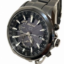 Seiko Astron 7X52-0AA0 Solar GPS Black Dial Watch Men's