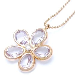 Tiffany TIFFANY&Co. Garden Flower Necklace Amethyst Diamond 750PG Pink Gold K18RG Rose 199775