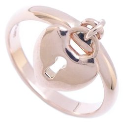 TIFFANY&Co. Tiffany Heart Lock Ring 750PG Pink Gold K18RG Rose 290916