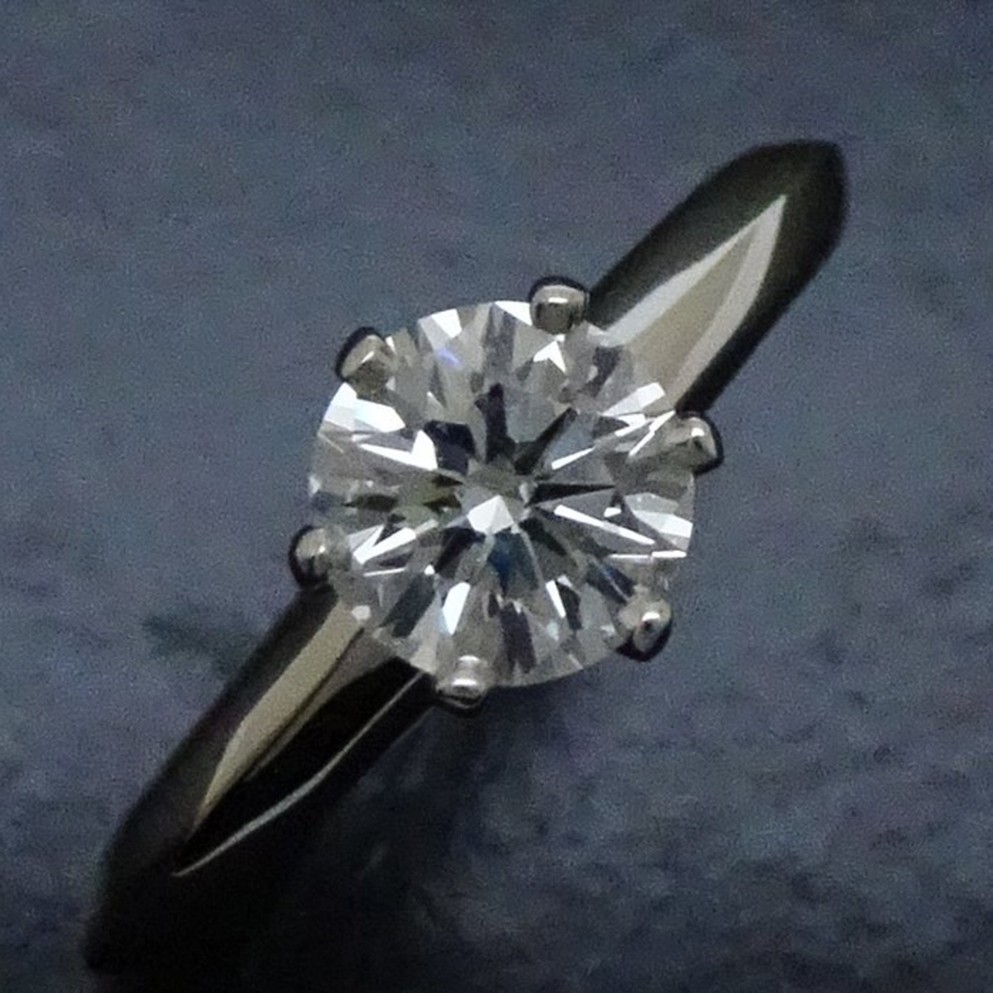 TIFFANY&Co. Tiffany Solitaire Ring Single Diamond 0.60ct H.VVS1 Pt950 Platinum 290829