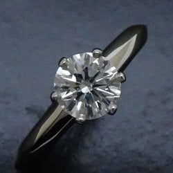 TIFFANY&Co. Tiffany Solitaire Ring Single Diamond 0.60ct H.VVS1 Pt950 Platinum 290829