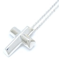TIFFANY&Co. Tiffany Tenderness Heart Cross Necklace Silver 925 291112