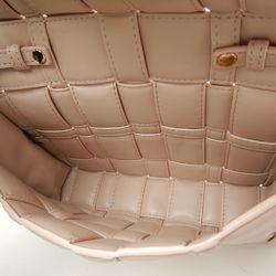 Michael Kors 32S1G2IC7U Shoulder Bag Leather Pink Beige 251371