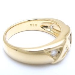 Christian Dior Diamond Ring 0.13ct K18YG Yellow Gold 199957