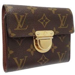 LOUIS VUITTON Monogram Portefeuille Koala M58013 Bifold Wallet Brown 083934