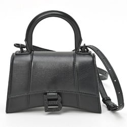 Balenciaga Hourglass XS Handbag 592833 Leather S-154955