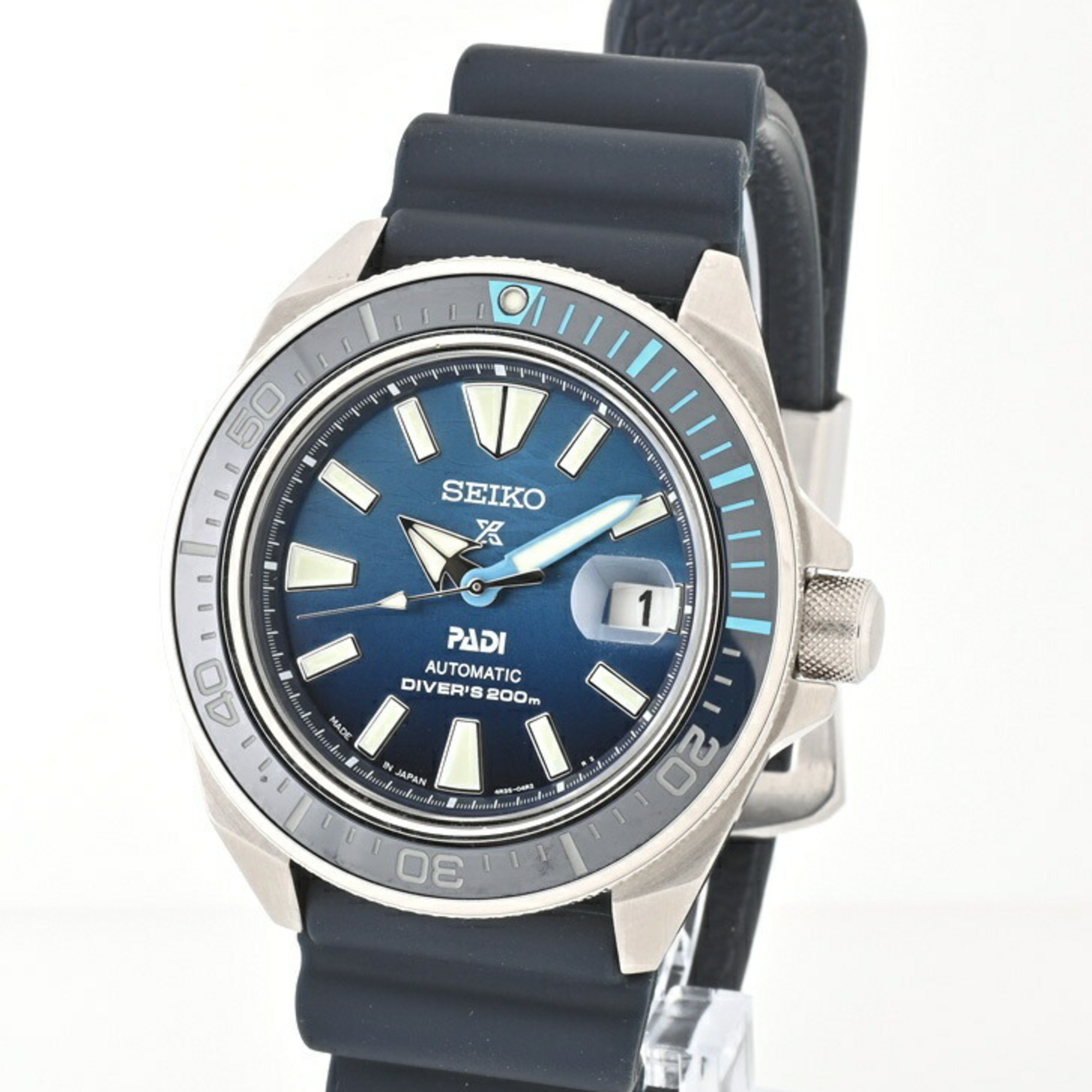 SEIKO PROSPEX Diver Scuba PADI SPECIAL EDITON Watch SBDY123 4R35-03W0 Blue Automatic Winding A-154871
