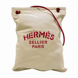 Hermes Aline GM Beige x Red Bag Shoulder Men Women
