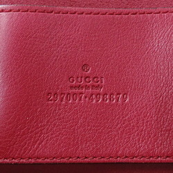 GUCCI bag ladies brand tote horsebit leather red 297007 tassel