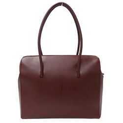 Cartier Bag Ladies Brand Must Handbag Leather Bordeaux
