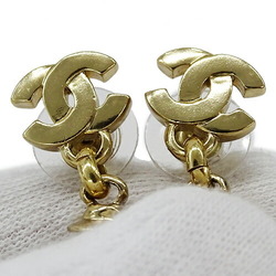 CHANEL Earrings Women's Brand Coco Mademoiselle Gold Binaural Accessories 02P