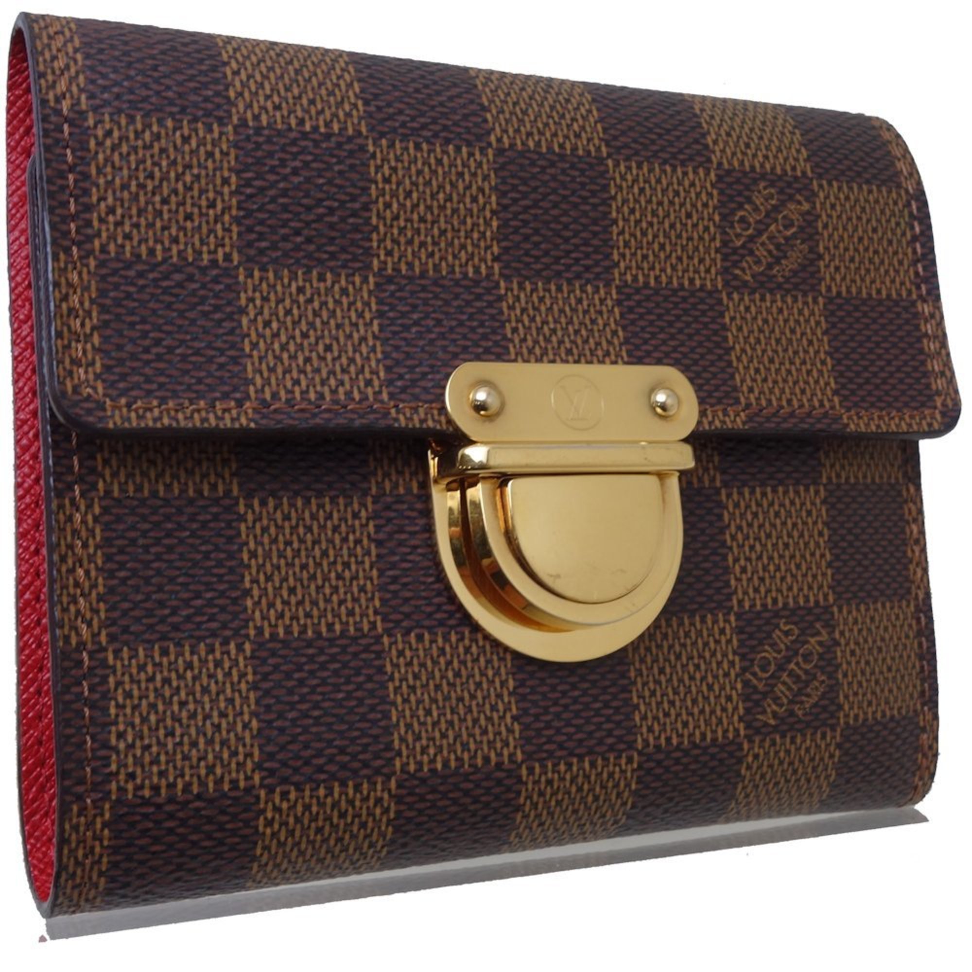 LOUIS VUITTON Portefeuille Koala N60005 Trifold Wallet Ebene Brown 082998