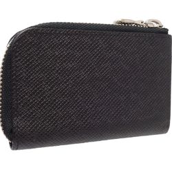 Louis Vuitton Taiga LOUIS VUITTON Porto Monéjour M63375 Coin Case Noir 083726