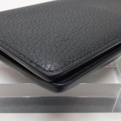 LOUIS VUITTON Portefeuille Brother M58818 Long Wallet Taurillon Leather Black 082996